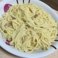 たまのじゃく's cooksnap of when they made ✨小学生の娘でも作れるカルボナーラ✨.