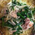 rin0418r24's cooksnap of when they made 調味料３つ♪豚ニラもやし＆春雨炒め.