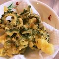 ぱんだ170071's cooksnap of when they made ★ゴーヤとコーンで☆天ぷら★.