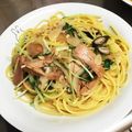 こっさん。's cooksnap of when they made ツナと水菜の和風パスタ.