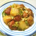 えれぼん's cooksnap of when they made 鶏肉とじゃがいものニンニクバター醤油炒め.