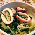 ＊＊ぽんママ＊＊'s cooksnap of when they made ひじきと水菜ともやしとイカの和風ナムル.