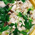 エビカニ食べたい's cooksnap of when they made ふわっととろろ芋のたっぷりきのこ鍋.
