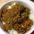 夕飯は６時です's cooksnap of when they made 野菜たくさんドライカレー.