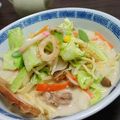 フランスパンナ's cooksnap of when they made 粉末ちゃんぽんスープが豚骨風に☆.