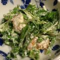 ムクちゃんです's cooksnap of when they made 塩とごま油だけ♡超簡単絶品水菜サラダ.