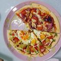 Mirall's cooksnap of when they made 発酵も強力粉も不要！簡単ピザ生地.