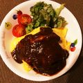 アクア・ティナ's cooksnap of when they made 簡単☆本格オムライス!デミソースかけ.