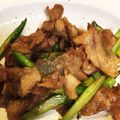 クックOBFQOZ☆'s cooksnap of when they made アスパラとカリカリ鶏皮の甘辛炒め.