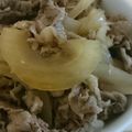 クックるん☆戦隊's cooksnap of when they made 我が家の牛丼.