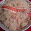 yuzuakiko's cooksnap of when they made 土鍋かにめし♪.