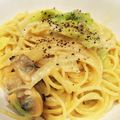 SuGuuuuun's cooksnap of when they made 一気に簡単♪牛乳でアサリのクリームパスタ.