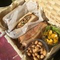 okinawa家's cooksnap of when they made 生ハム☆クリチ☆玉子焼きのサンドイッチ.