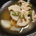 hamanny's cooksnap of when they made オクラと大根のスープ（冷製スープでも）.