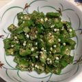 ザラシの家's cooksnap of when they made オクラの胡麻和え.