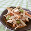 赤い電話's cooksnap of when they made ごぼうの味噌マヨサラダ.