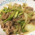 chipa8's cooksnap of when they made こくうま★豚肉とアスパラの味噌炒め.