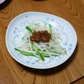 msft5632's cooksnap of when they made きゅうりともやしのシャキシャキ梅肉サラダ.