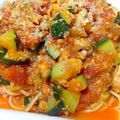 67luna's cooksnap of when they made サバ缶とズッキーニのトマトソースパスタ.