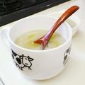 しじみごはん's cooksnap of when they made 無塩料理☆里芋と牛蒡のマクロビポタージュ.