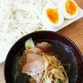 ＊ちいさなしま＊'s cooksnap of when they made 豚バラ肉とネギのつけ麺.