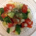 ニャンワンパラダイス's cooksnap of when they made 超簡単！野菜たっぷりサーモンのロミロミ！.