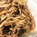 kokakokko's cooksnap of when they made 牛肉とごぼうの甘から.