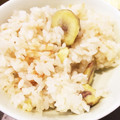 もも426's cooksnap of when they made 大粒の栗と新米で☆ほくほく美味しい栗ご飯.
