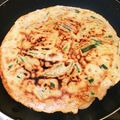 弥本ゆうら's cooksnap of when they made 簡単♡混ぜて焼くだけ！チヂミ.