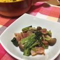 咲ママ。's cooksnap of when they made モリモリ食べられる♪小松菜の洋風炒め♪.