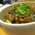 りんりん母さん's cooksnap of when they made ナスとピーマンと豆腐の味噌煮丼.