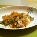 アリキン's cooksnap of when they made 豚肉と豆苗と野菜のオイスター炒め.