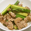 はいりほう's cooksnap of when they made アスパラと豚肉のマヨつゆ炒め.
