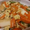 harumaimam's cooksnap of when they made 簡単美味しい＊厚揚げと野菜の卵とじ.