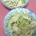 manamoon7's cooksnap of when they made きゅうりともやしの玉子炒め.