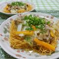 赤い電話's cooksnap of when they made 簡単　時短　掲載　リピ確定　皿うどん！.