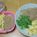 いちごはももか's cooksnap of when they made しっとりそぼろの三色丼☆.
