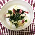 みい56's cooksnap of when they made ♪蛸とわかめのごま油酢の物♪.