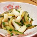 kumikko♪'s cooksnap of when they made イカとキュウリのポン酢炒め.
