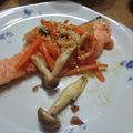 ピーチ♡チョコレート's cooksnap of when they made 鮭のムニエルを味噌味のあんかけで….