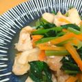 ちーまぐ's cooksnap of when they made 簡単！驚く柔らかさ鶏胸肉と小松菜の中華煮.