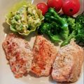 ミナライmama's cooksnap of when they made アボカドソースでパリッとサーモンカツレツ.