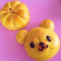 Holganya's cooksnap of when they made かぼちゃパン.