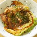 由芽15's cooksnap of when they made お好み焼きごはん.