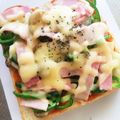 ナガヲ's cooksnap of when they made とろけるスライスチーズで簡単ピザトースト.