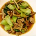 カンレンパパ's cooksnap of when they made チンゲン菜と 豚肉の オイスター炒め♪.