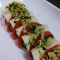 たにたーに's cooksnap of when they made 手軽に✿トマトとお豆腐のカプレーゼ風✿.