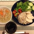 pecoち's cooksnap of when they made 柔らかさにコツあり！海南鶏飯.