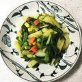 RoomA's cooksnap of when they made ホウレン草とジャガイモのカレー炒め.