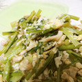 あゆみゆりらん's cooksnap of when they made 蕪（大根）の葉の卵炒め.